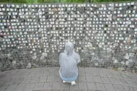 South Korean adoptees longing for their birth mothers leave names on a park wall