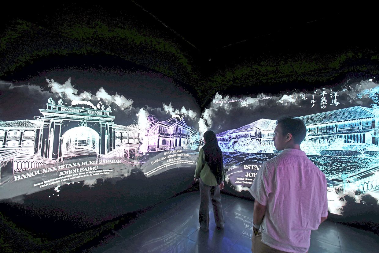 Visitors checking out informative and engaging exhibits at Muzium Tokoh Johor which sits in the splendour of the 1893 building once home to the state’s first mentri besar. — Filepic