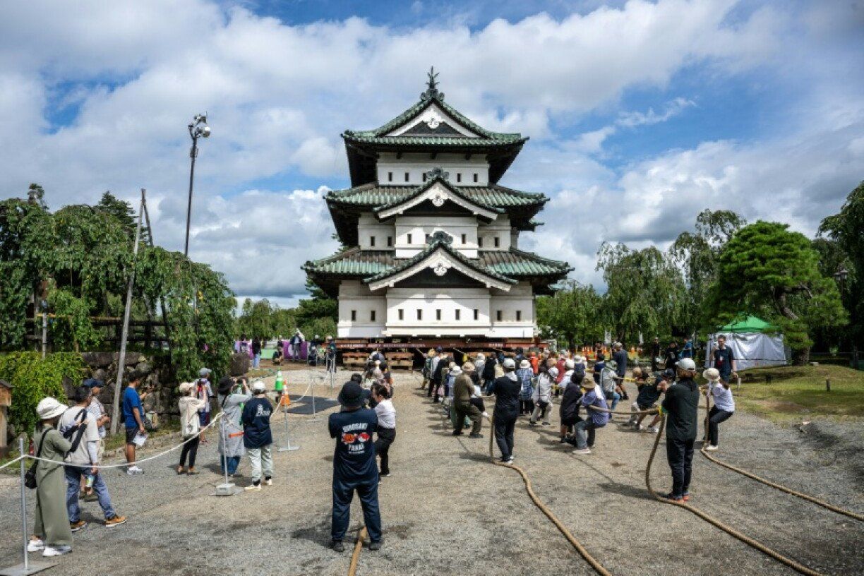 Kensuke Hayasaka, the head of the restoration project, said public participation was encouraged. - Photo: AFP