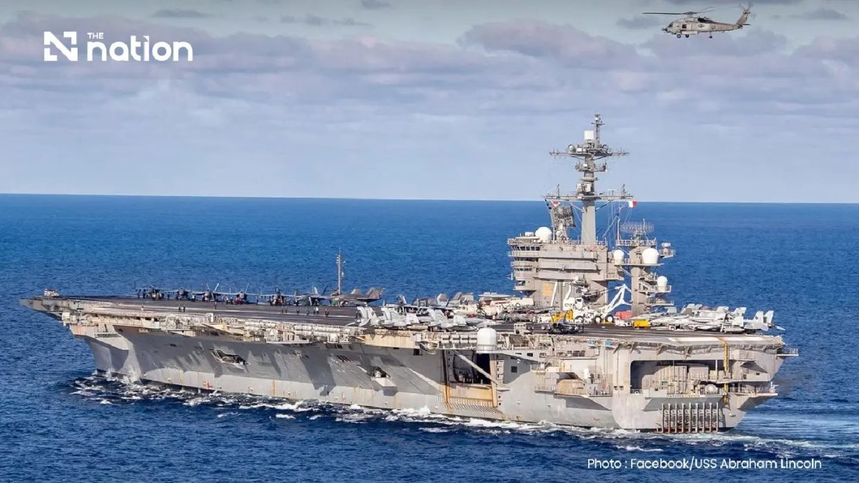 USS Abraham Lincoln to visit Thailand next week for crew to rest - Thai Navy