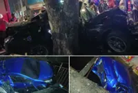 Man killed, two injured in three-car crash
