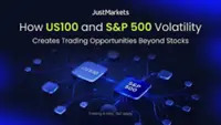 JustMarkets highlights how US100 and S&P 500 volatility may create broader CFD trading opportunities