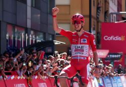 Cycling-Pogacar's 50-km solo raid delivers Vuelta stage four win in Andorra