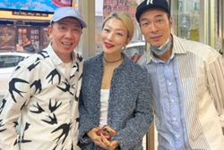Sammi Cheng welcomes 54th birthday simply with hubby Andy Hui, then bumps into HK legend Wan Kwong