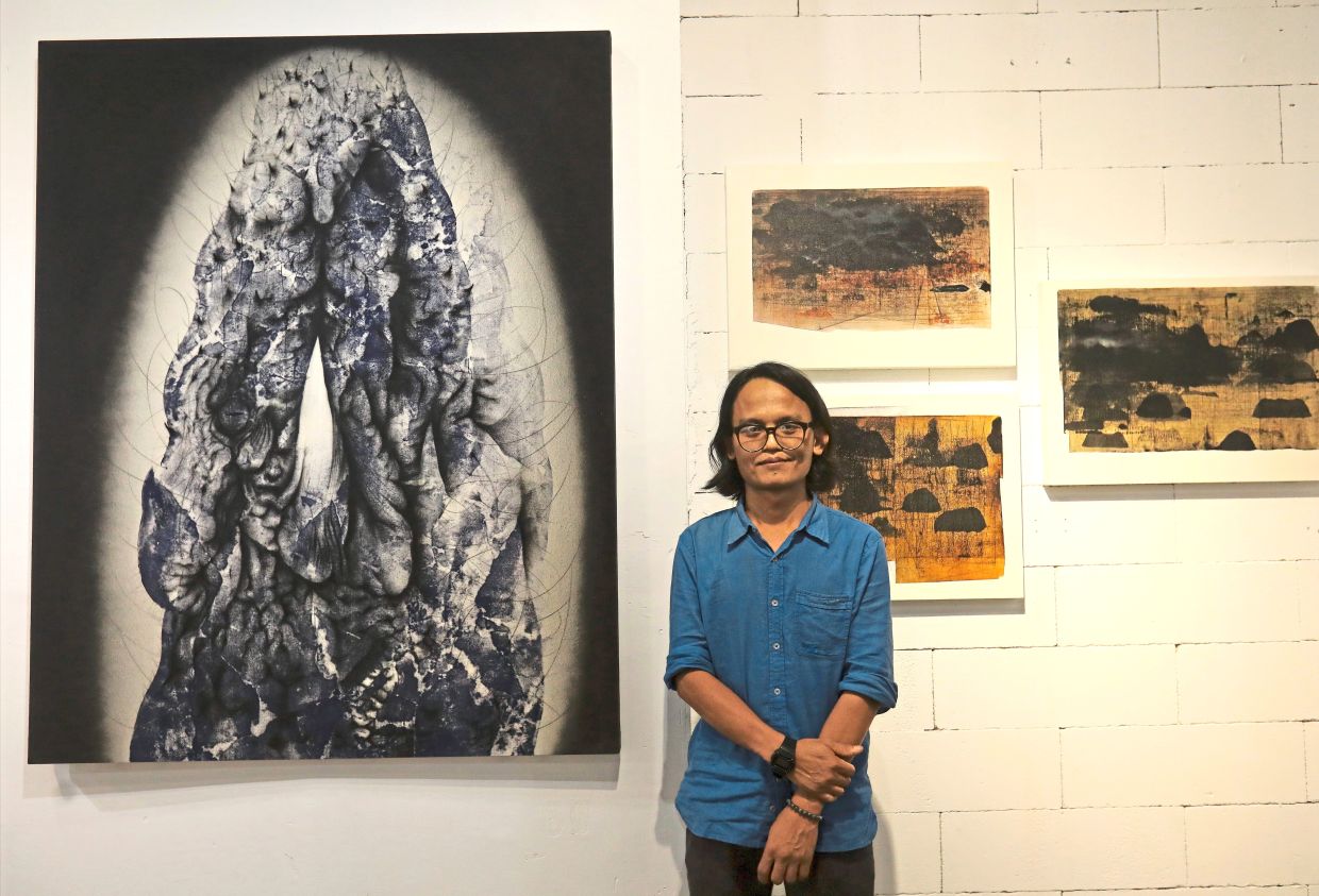 Artist Faizal Suhif will present the 'Serumpun' pop-up exhibition at The Campus in Ampang this Merdeka weekend. Photo: The Star/Azlina Abdullah