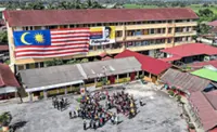 Giant Jalur Gemilang showcases school’s patriotic spirit