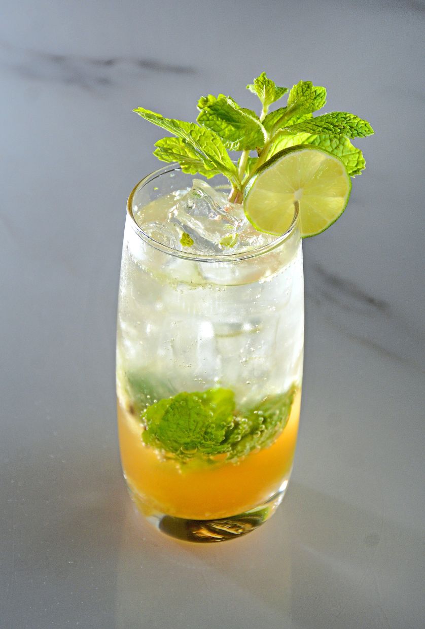 The George Mojito brings a local twist to the refreshing classic.