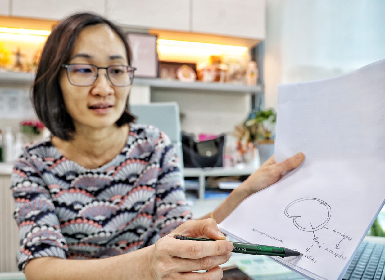 An infection directly affecting the brain tissue is termed encephalitis, says Dr Lee.