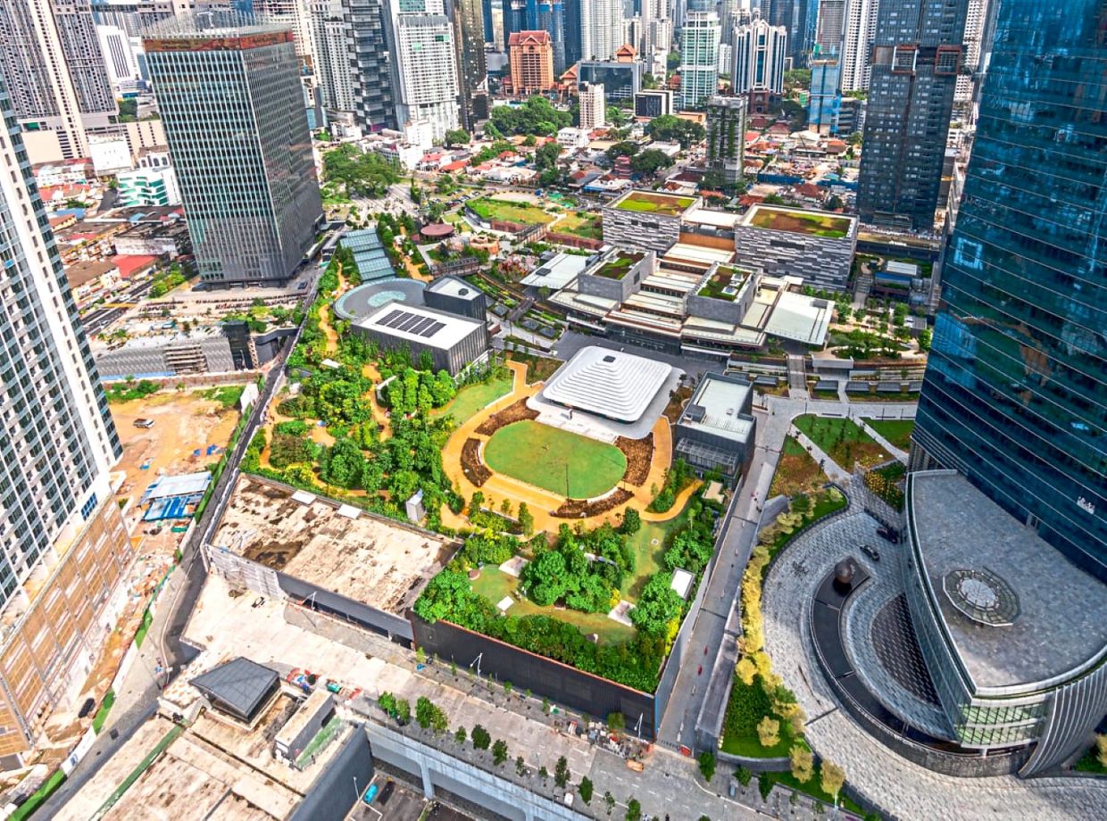 An overview of Taman Bandar TRX @ TRX City Park. Photo: GDP Architects & Oculus