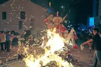 Fiery sendoff for the King of Hades