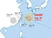 Typhoon Saudel makes landfall along coast of East China