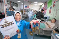 Medal of honour for special blood donors
