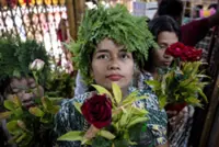 In war-split Myanmar 'spirit consorts' commune across divide