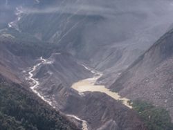 China-Nepal floods: Debris lake the size of 1,000 Olympic pools in breach danger