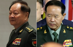 China removes two top generals from supreme military command body