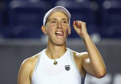 Tennis-Mertens joins Parry in Monterrey final after rallying past Bartunkova