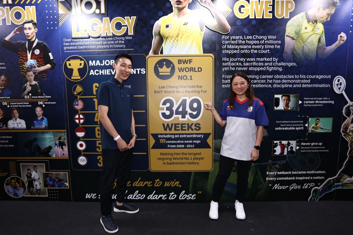 YB Hannah Yeoh with Datuk Seri Lee Chong Wei