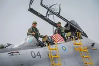 Defence Ministry sec-gen takes high-g flight in Su-30MKM fighter jet