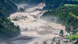 China on alert on Sunday (Aug 30) as new lake forms after catastrophic Himalayan floods