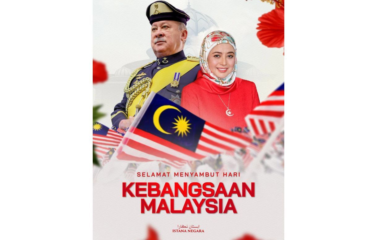 King, Queen convey 69th National Day greetings to all Malaysians
