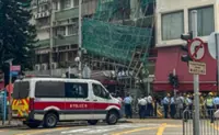 Man hospitalised after bamboo scaffolding collapses in Sham Shui Po