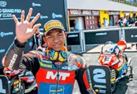 Hakim rides to four points in Aragon
