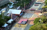 National Day: Tanks, jets and flares light up Putrajaya celebration