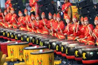 Rebana ubi to gongs: traditional drum performance lifts Merdeka spirit