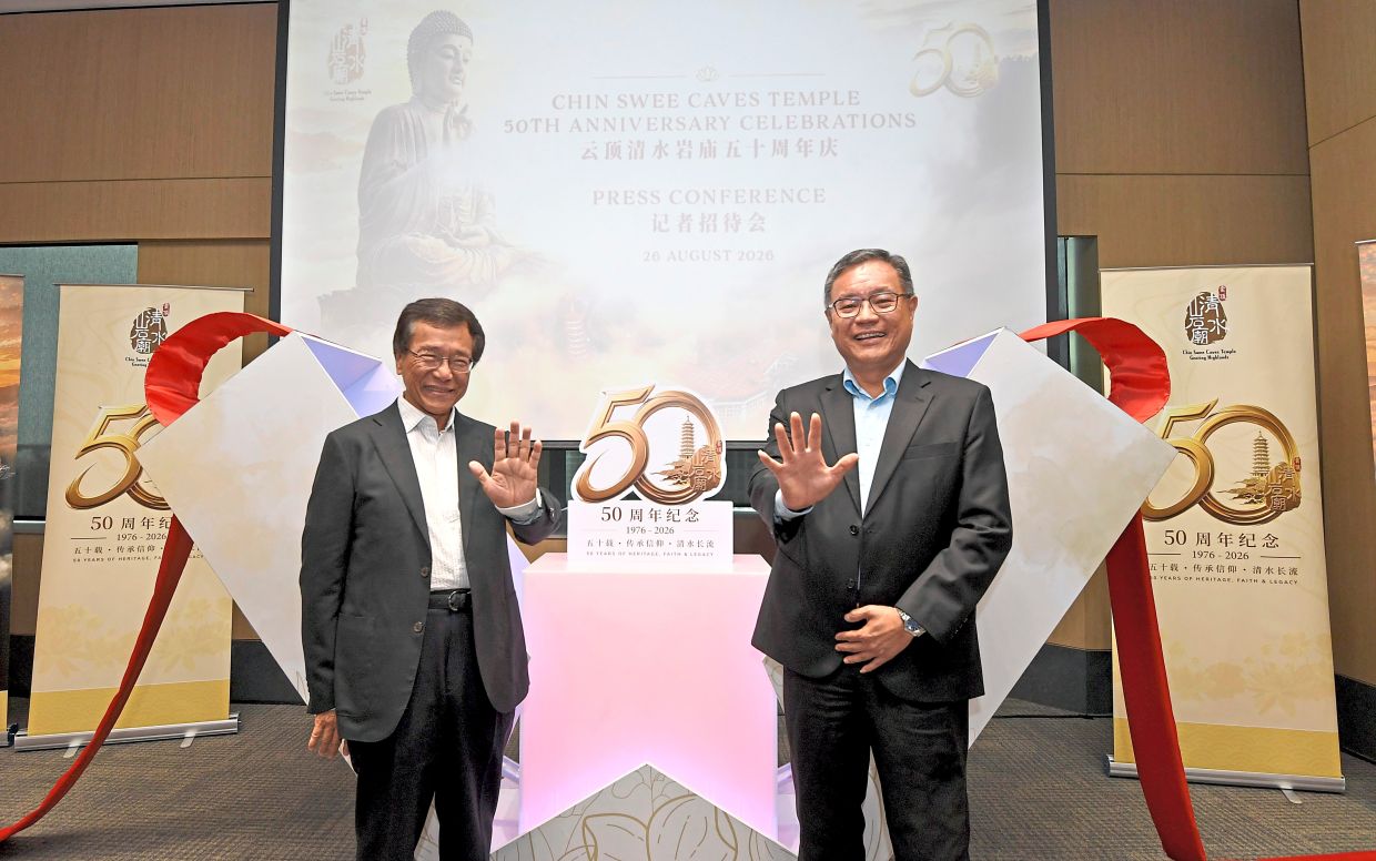 Sacred statue marks temple’s golden jubilee