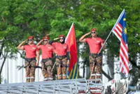 Bomba personnel turn up the heat