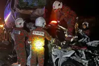 Four killed in 11-vehicle crash on East Coast Expressway