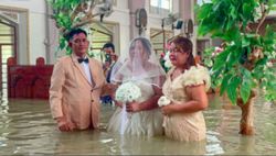 Philippine couple married in hip-deep floodwaters