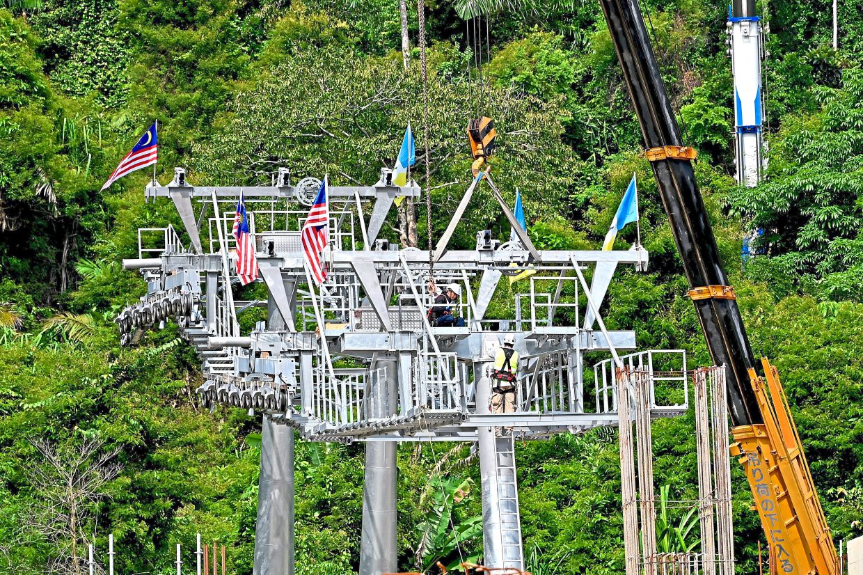All the underground works have been completed and the project has entered the construction phase above ground. — Photos: Buletin Mutiara