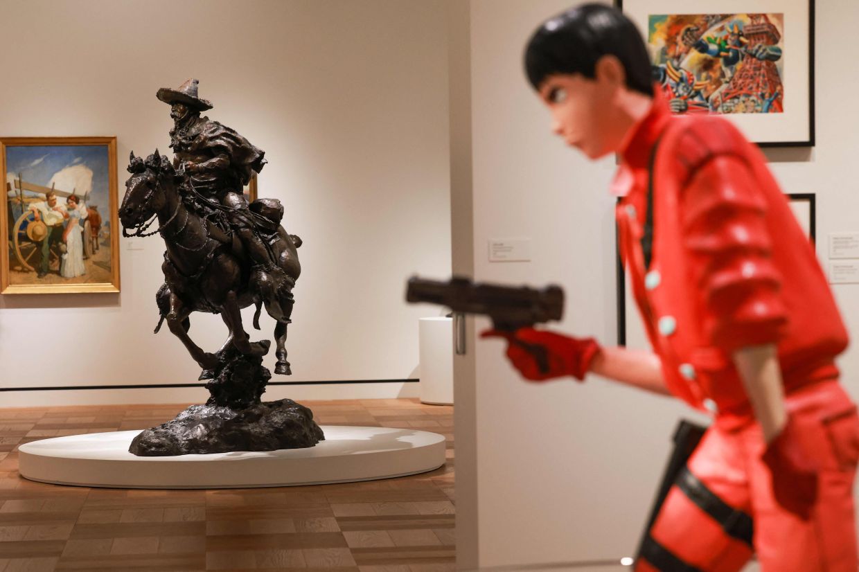 Galleries and exhibits are seen during the Lucas Museum of Narrative Art preview in Los Angeles on Sept 2. Photo: AFP