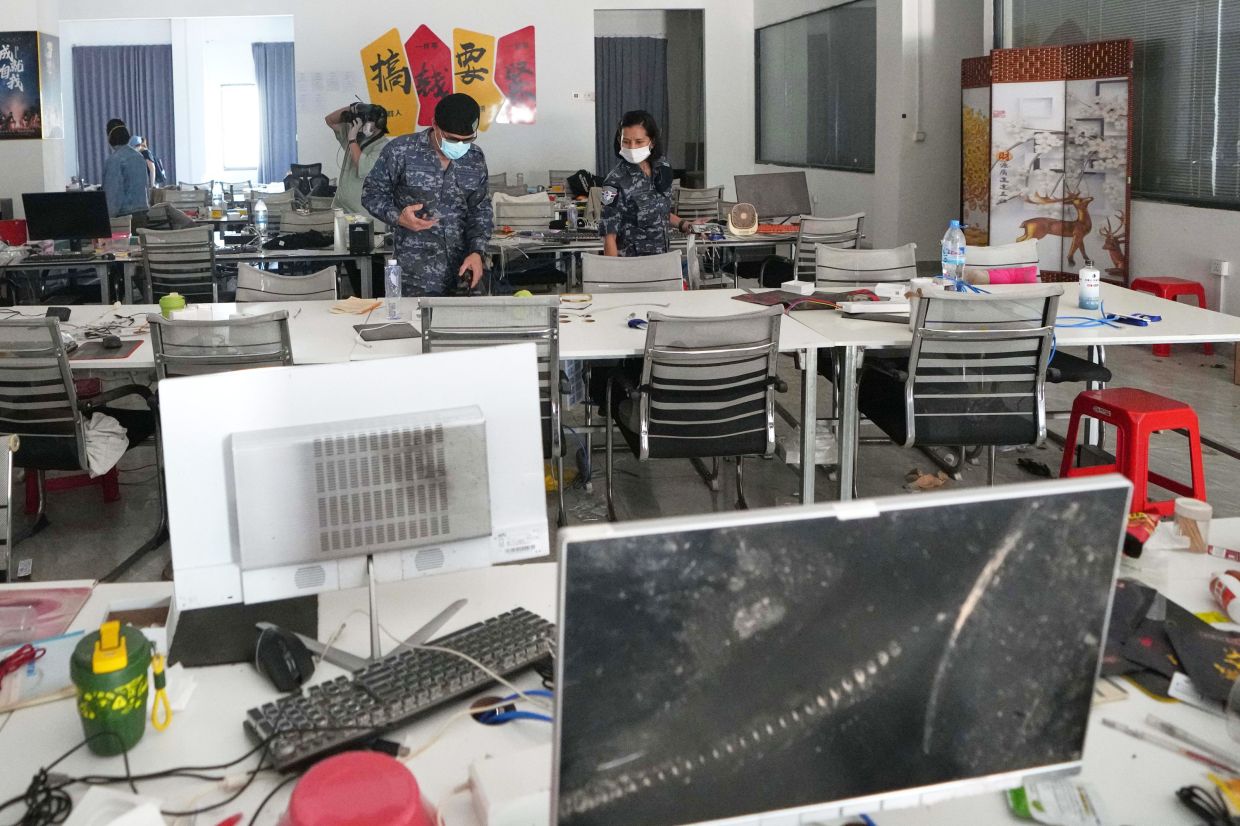 柬埔寨冻结与网络诈骗有关的12亿令吉