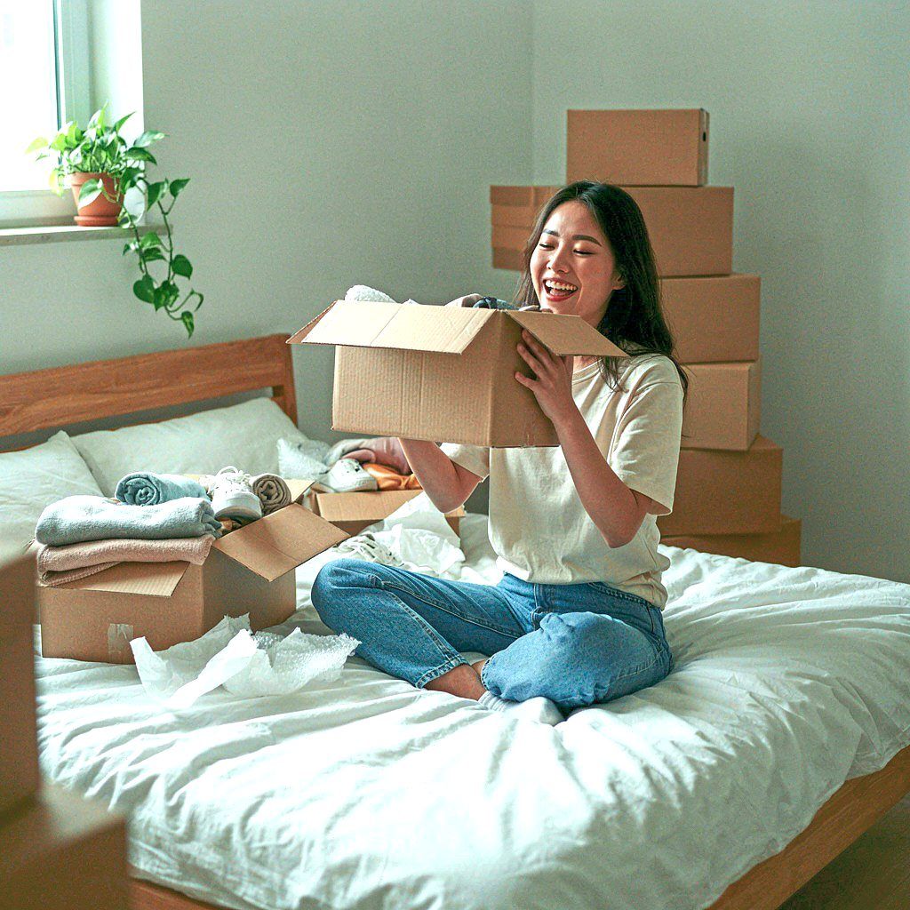 Shopping becomes particularly problematic when someone spends excessively on what they don't need, with packages left unopened or forgotten. Photo: Magnific