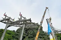 Penang Hill cable car takes shape