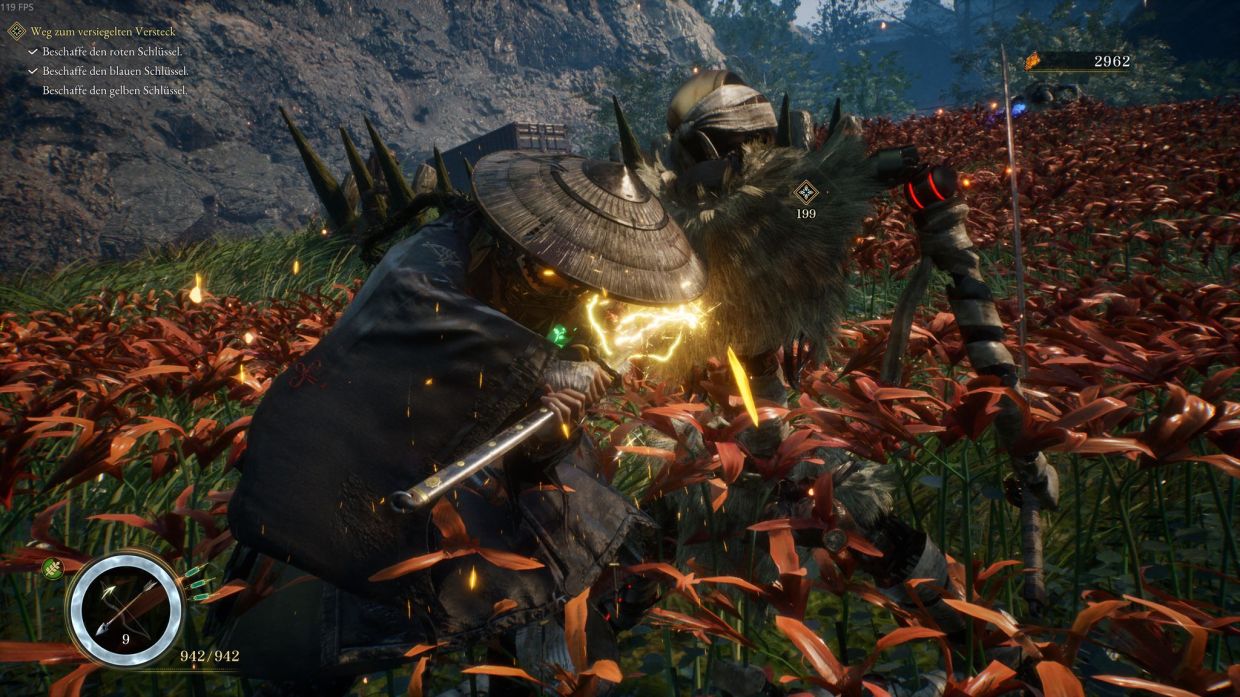 Sneaking up on unsuspecting opponents is rewarded – with a finishing move that instantly takes them out of action.
