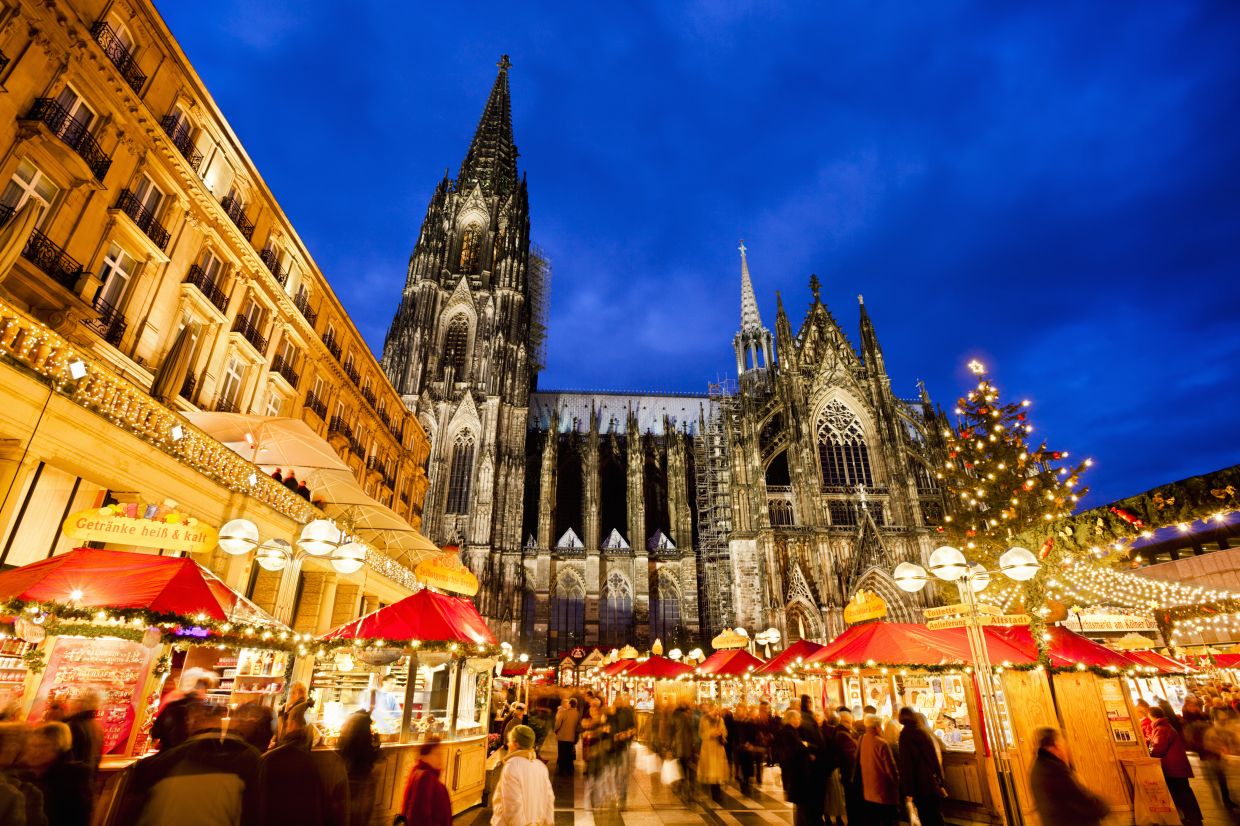Guests can wander among festive Christmas market stalls, with Cologne's magnificent Gothic Cathedral providing a spectacular backdrop on their Rhine Christmas Markets sailing.