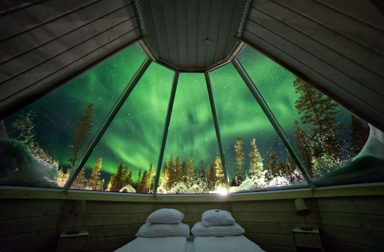 Catch the awe-inspiring beauty of the Northern Lights in Scandinavia.
