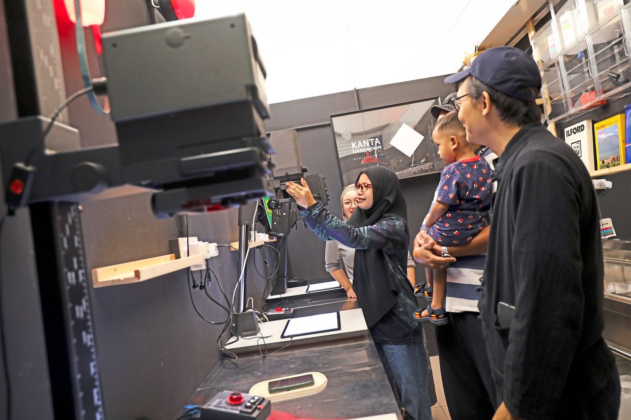 Lim hopes to see more people discover and embrace the craft of darkroom photography. Photo: The Star/Leong Wai Yee