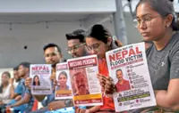 Nepal floods: Families submit DNA samples