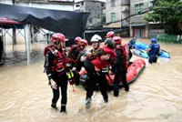 Typhoon Saudel brings torrential rain, flooding to China's coastal areas