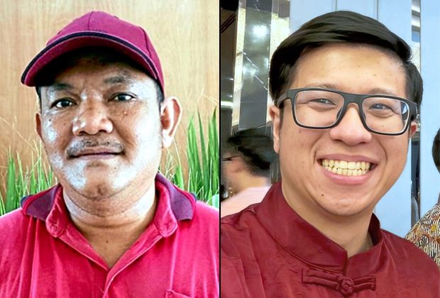 Worst of times: Amirudin (left)and Woo remember how the hazemade life difficult for them andtheir families back in 2013.