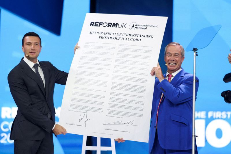 Farage and Bardella's 'small boats' pact draws criticism in France