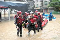 Saudel floods coastal spots