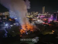Major fire breaks out near Penang clan jetties