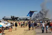Greek F-4 crashes during air show near Athens, two pilots dead, sources say