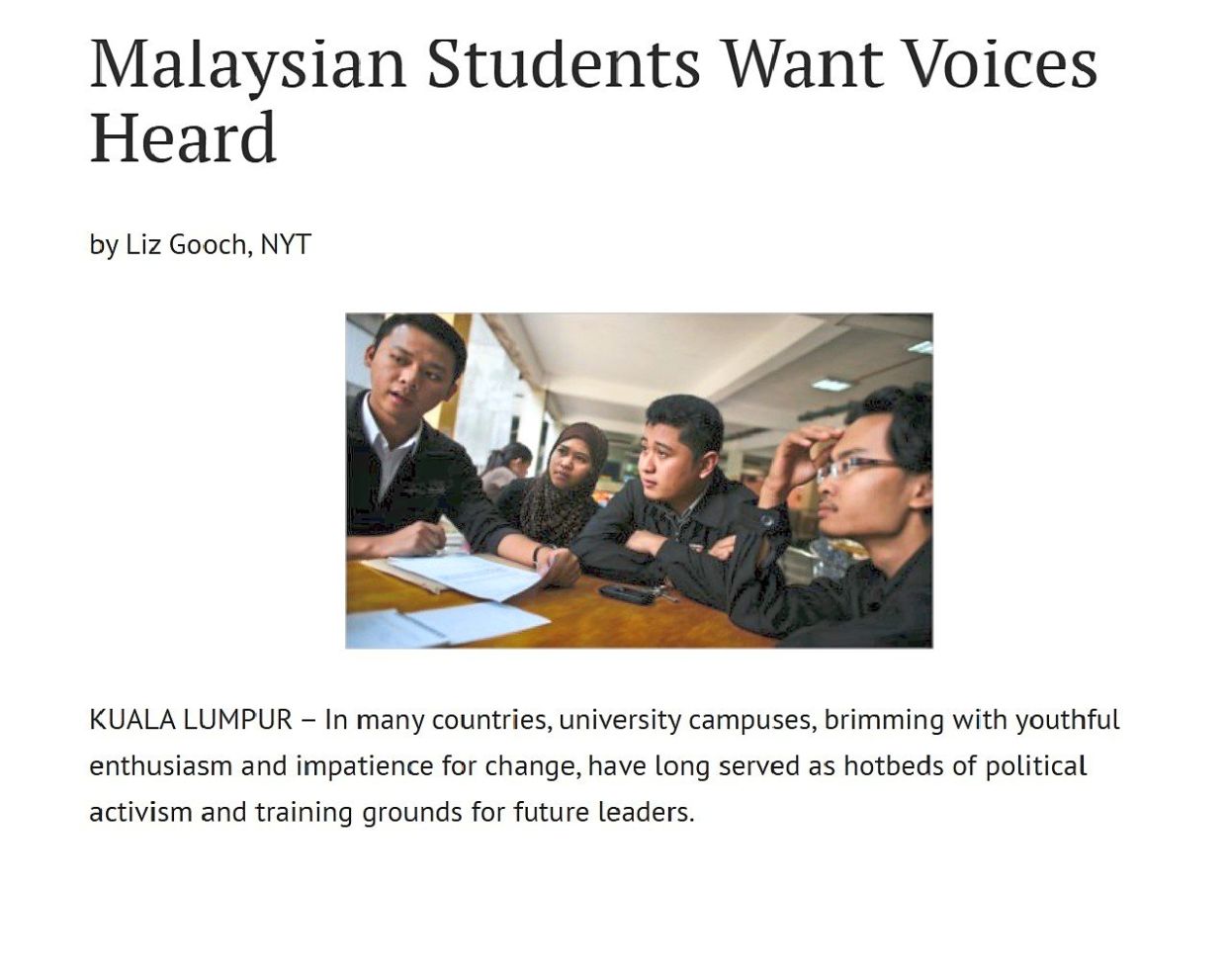 Landmark win: Dubbed the ‘Auku 4’, the UKM student activists’ historic fight caught attention not only across Malaysia but also the world.