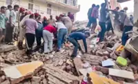 Several people, mostly students feared trapped as muti-storey building collapses in South Delhi
